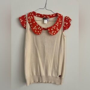 Sonia Rykiel Short Sleeve Sweater. Size XS. Great Condition.